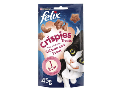 Felix Crispies Cat Treats Salmon & Trout 45g