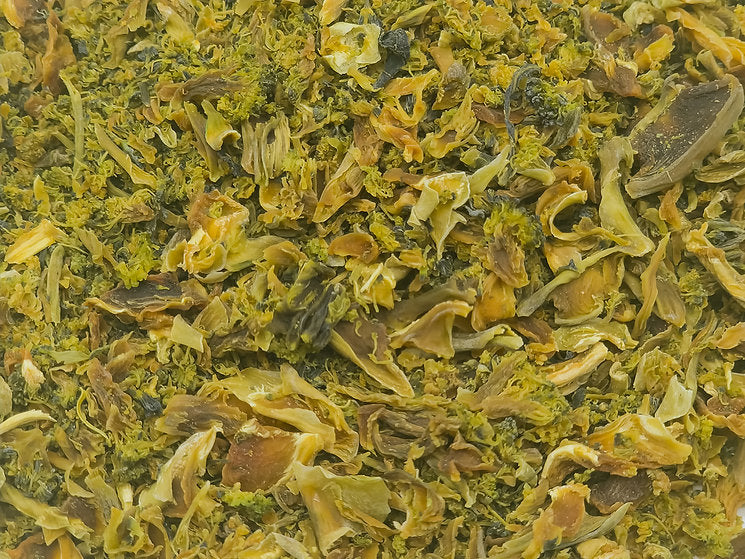 A close up of Broccoli Flake