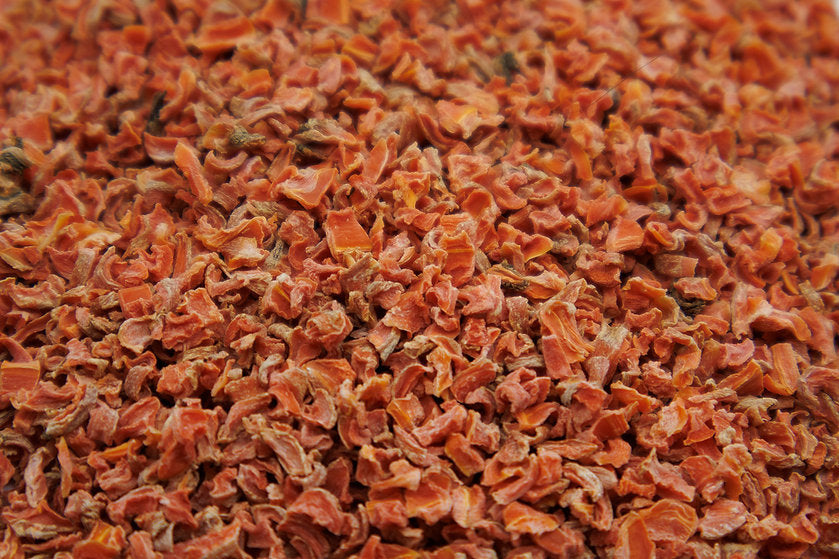 Homebaked Dried Carrot Flakes