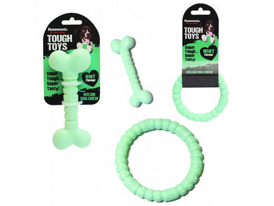 Rosewood Mint Nylon Bone Dog Chew