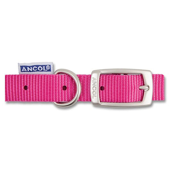 Ancol Nylon Collar Pink