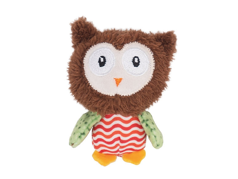 Rosewood Little Nippers Boggle Owl Kitten Toy