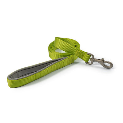 Ancol Viva Padded Nylon Snap Lead Lime 75kg 100 x 2.5cm