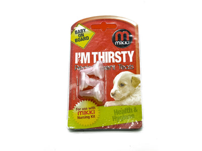 Mikki Nursing Kit Spare Teats for kittens and puppies