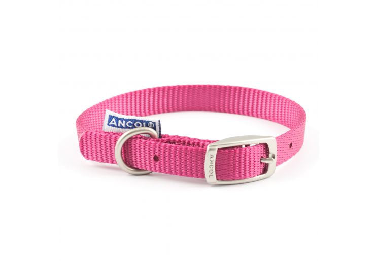 Ancol Nylon Collar Pink