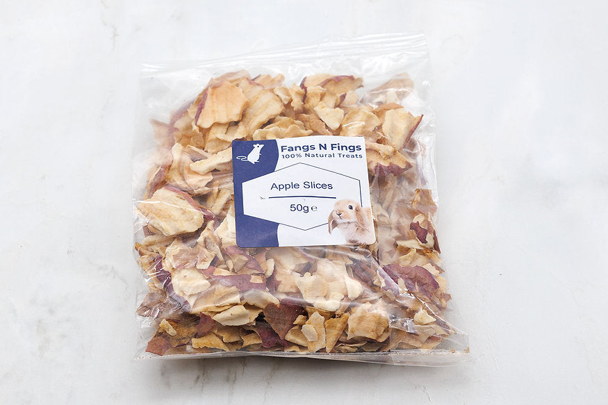 A bag of sliced apples