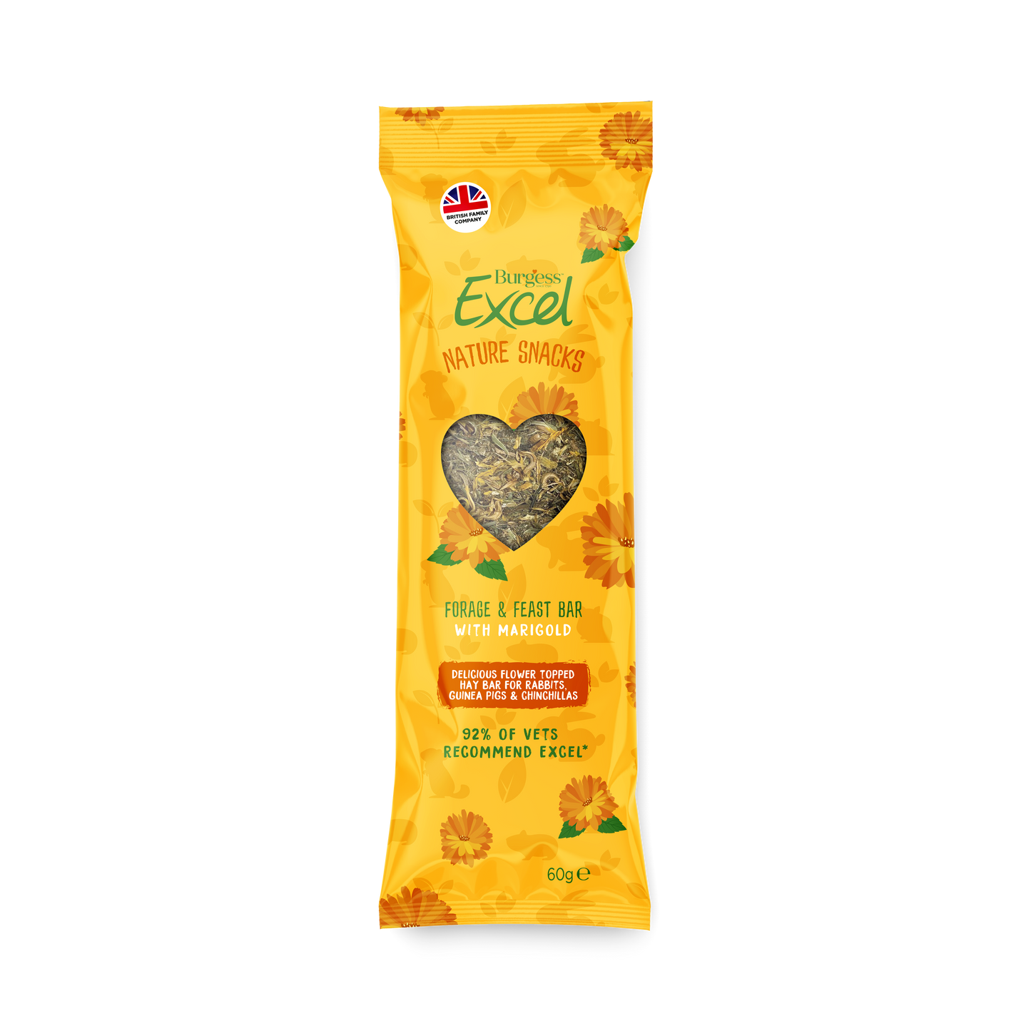 Burgess Excel Forage & Feast Hay Bar with Marigold