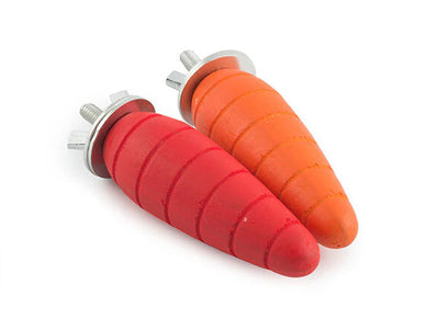 Ancol 2 Small Wooden Gnaw Carrot