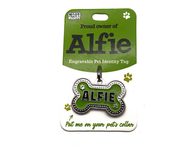 Wags & Whiskers Alfie Dog Identity Tag