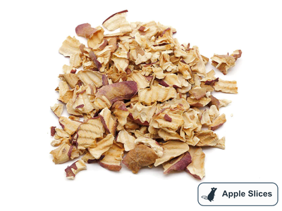 A pile of sliced apples