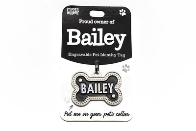 Wags & Whiskers Bailey Dog Identity Tag