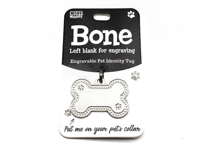 Wags & Whiskers Bone Dog Identity Tag