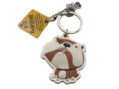 Wags & Whiskers Bulldog Keyring
