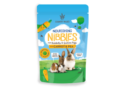 Country Values Nourishing Nibbles Carrot & Pea Treats