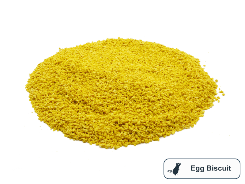 A pile of egg biscuit