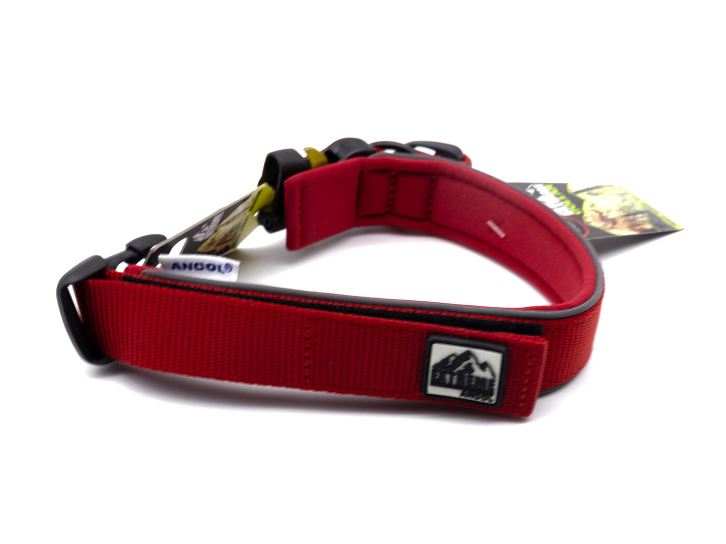 Ancol Extreme Red Nylon Padded Collar