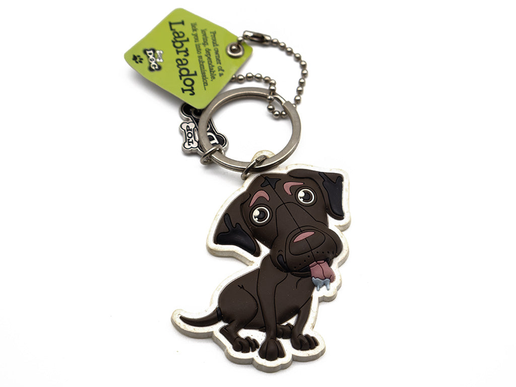 Wags & Whiskers Brown Labrador Keyring