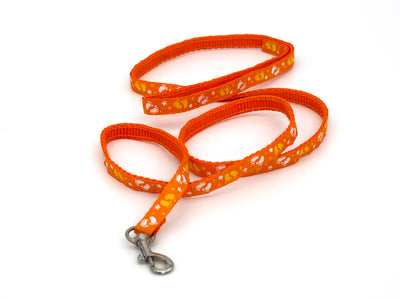 Orange Footprint Harness & Lead For Cats Or Small Dogs