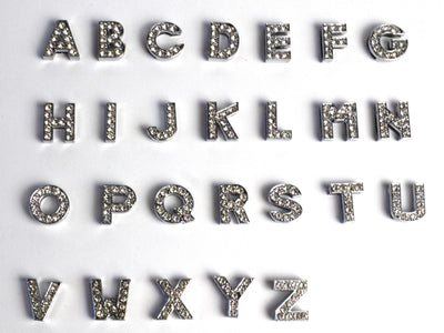 A-Z Rhinestone Slide Letter Charms