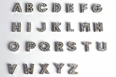 A-Z Rhinestone Slide Letter Charms