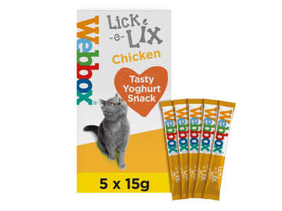 Webbox Lick-e-Lix with Chicken Tasty Yoghurt Snack