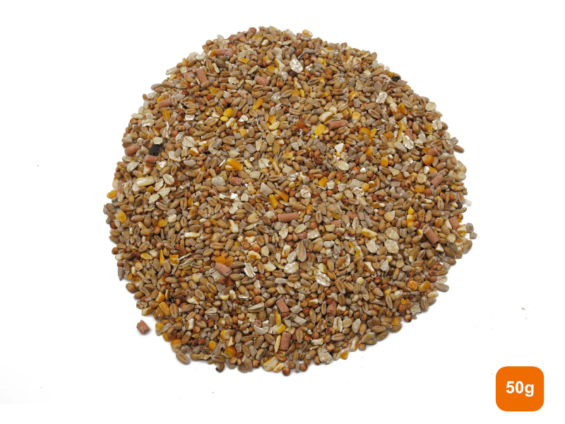 A pile of No grow No Mess Wild Bird Seed 50g