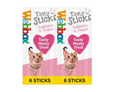Webbox Tasty Sticks with Salmon & Trout