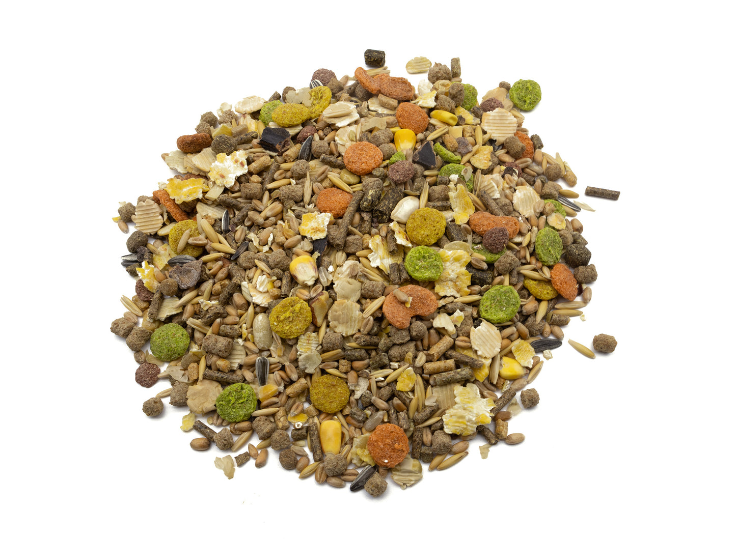 A pile of Small Rodent Food