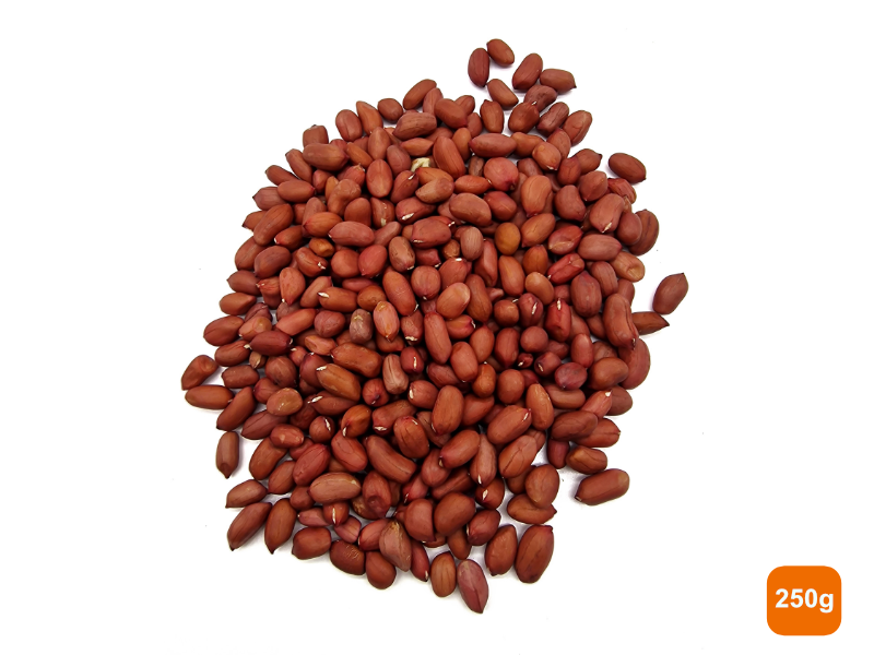 A pile of Red Skin Peanuts 250g