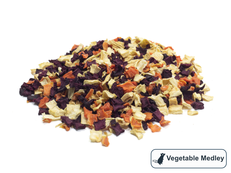 A pile of Vegetable Medley