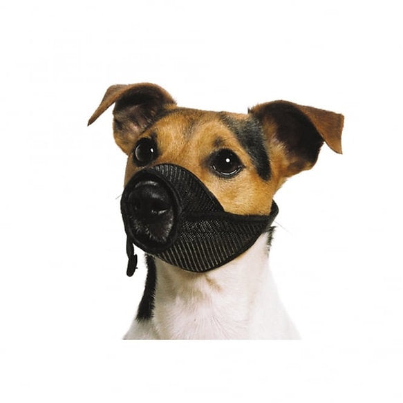 Ancol Mesh Dog Muzzle Black