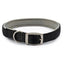 Ancol Viva Padded Buckle Collar Black 45-54cm (Size 6)