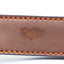 Damaged -  Large Brown Luxury Leather Dog Collar (18-22")