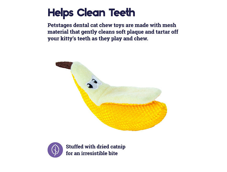 Dental Banana Cat Chew Toy