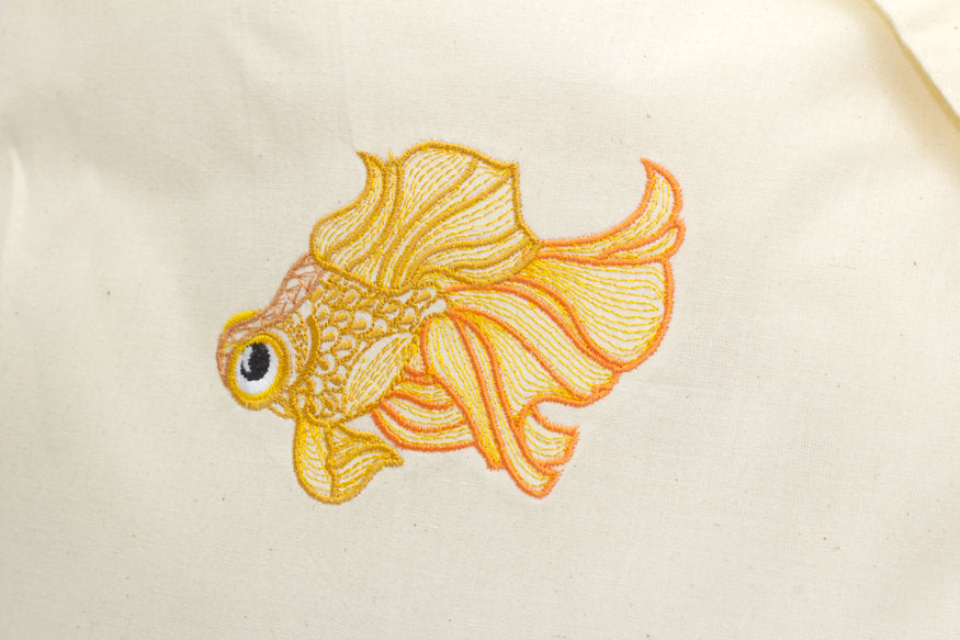 Goldfish Cotton Tote Bag