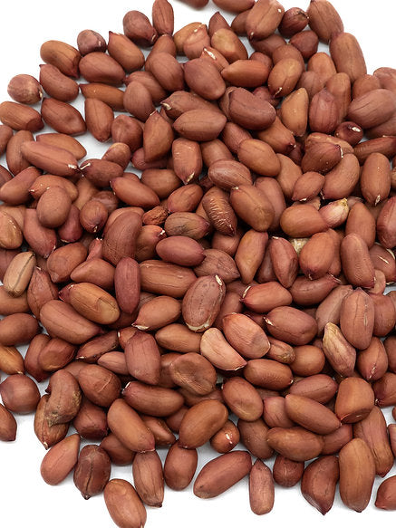 A close up of Red Skin Peanuts