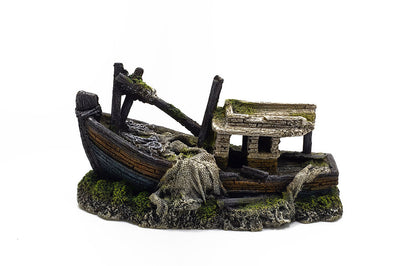 Shipwrecked Boat - Fish Tank Ornament