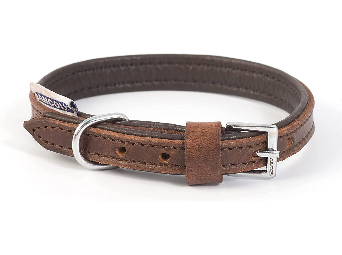 Ancol Vintage Leather Padded Collar