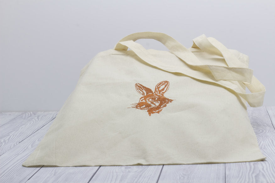 Rabbit Cotton Tote Bag