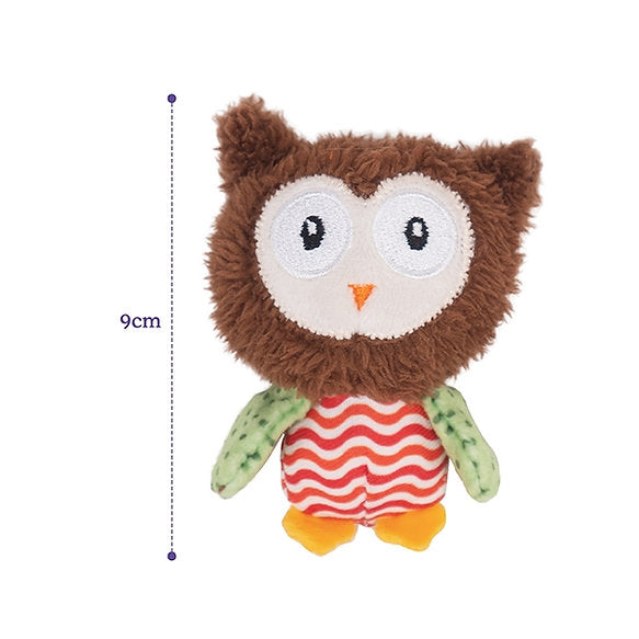 Rosewood Little Nippers Boggle Owl Kitten Toy