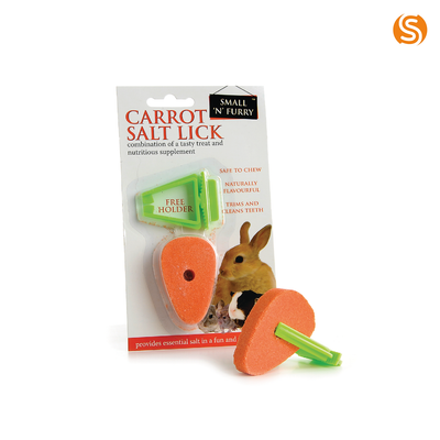 Small ‘N’ Furry Carrot Salt Lick