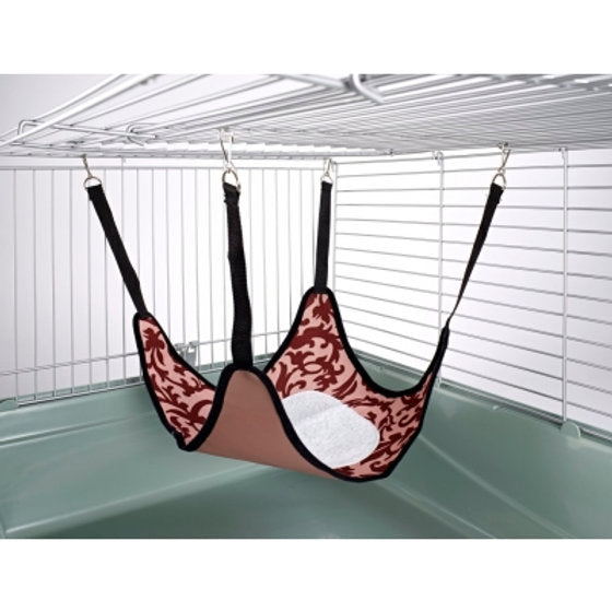 Damask Print Hammock with Fleece Center