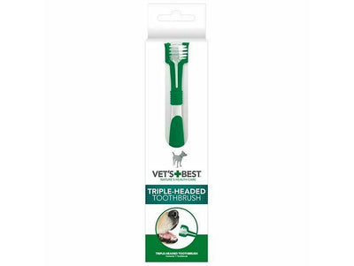 Vet's Best Triple Headed Dog Toothbrush