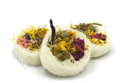 Floral Loofah Slices