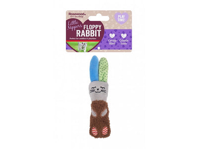Rosewood Little Nippers Floppy Rabbit Kitten Toy