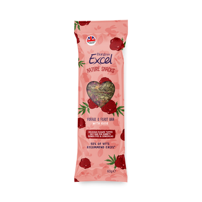 Burgess Excel Forage & Feast Hay Bar with Rose