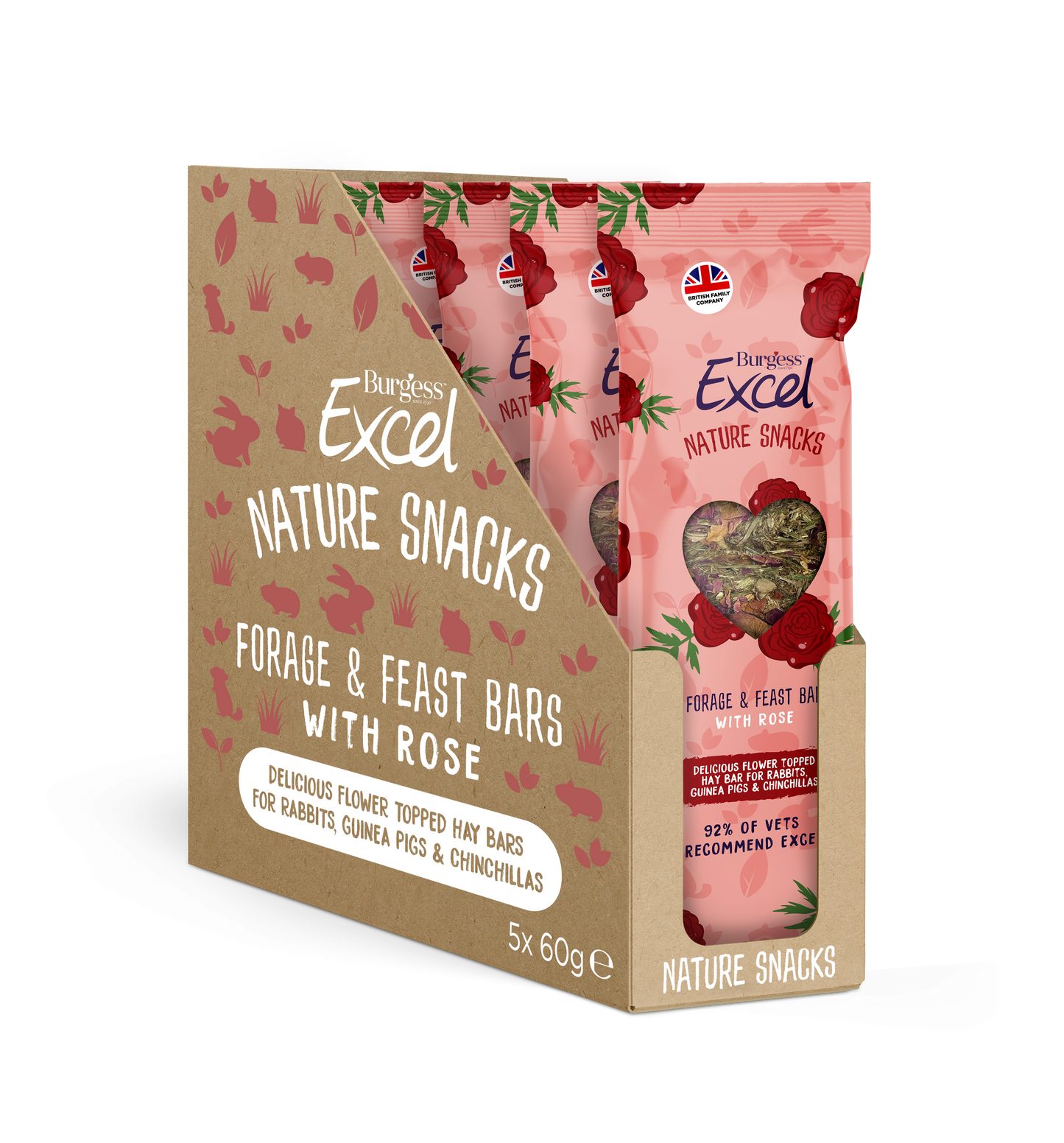 Burgess Excel Forage & Feast Hay Bar with Rose Box View