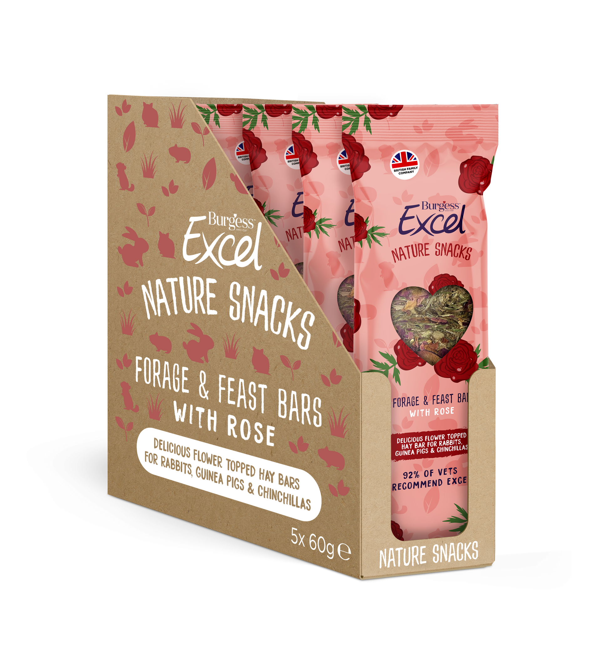 Burgess Excel Forage & Feast Hay Bar with Rose Box View