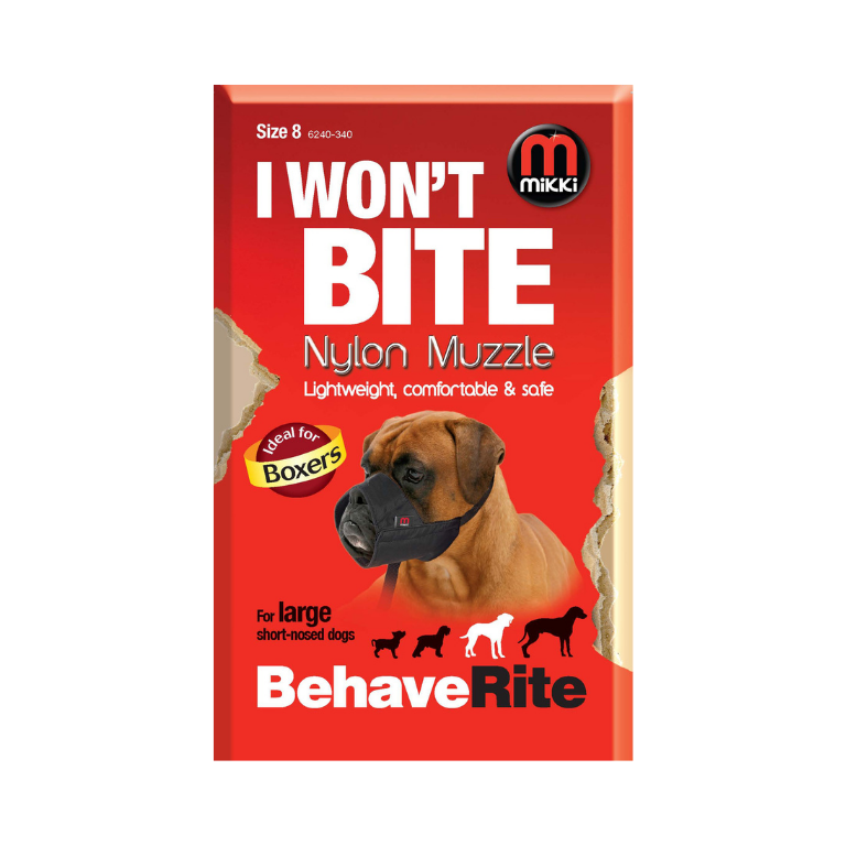 Mikki I won't Bite Dog Muzzle