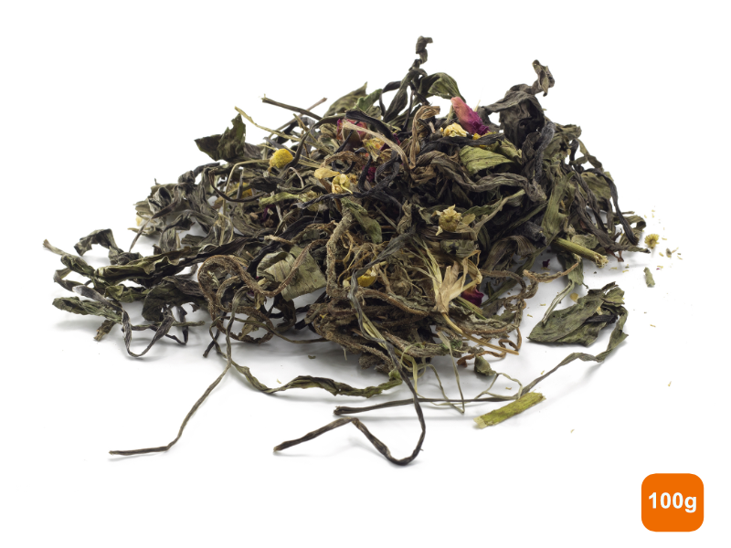 A pile of Chamomile & Lavender Leaves 100g